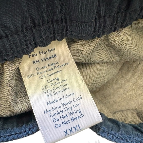 Fair Harbor The Anchor Mist Seaview Mens Lined Blue Swim Board Shorts Trunks 3XL - Picture 8 of 13